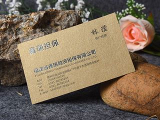 高檔名片制作（金融擔保）